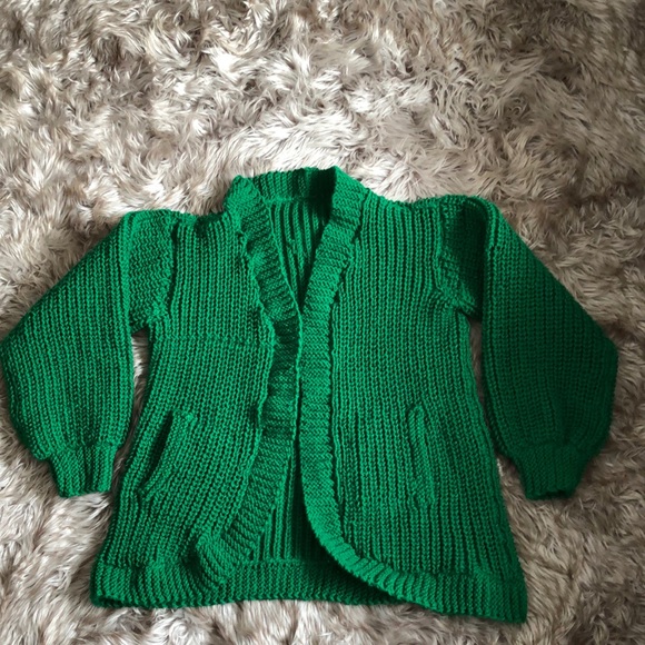 Hand Knitted Chunky Cardigan - Picture 1 of 6